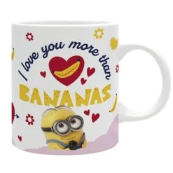 ABYstyle MINIONS Mug LOVE I LOVE YOU MORE THAN BANANAS
