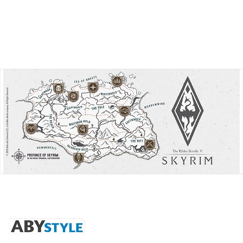 ABYstyle SKYRIM - Mug - 320 Ml - "Carte" - Subli -box X2 3 ABYstyle SKYRIM - Mug - 320 Ml - "Carte" - Subli -box X2 – Image 3