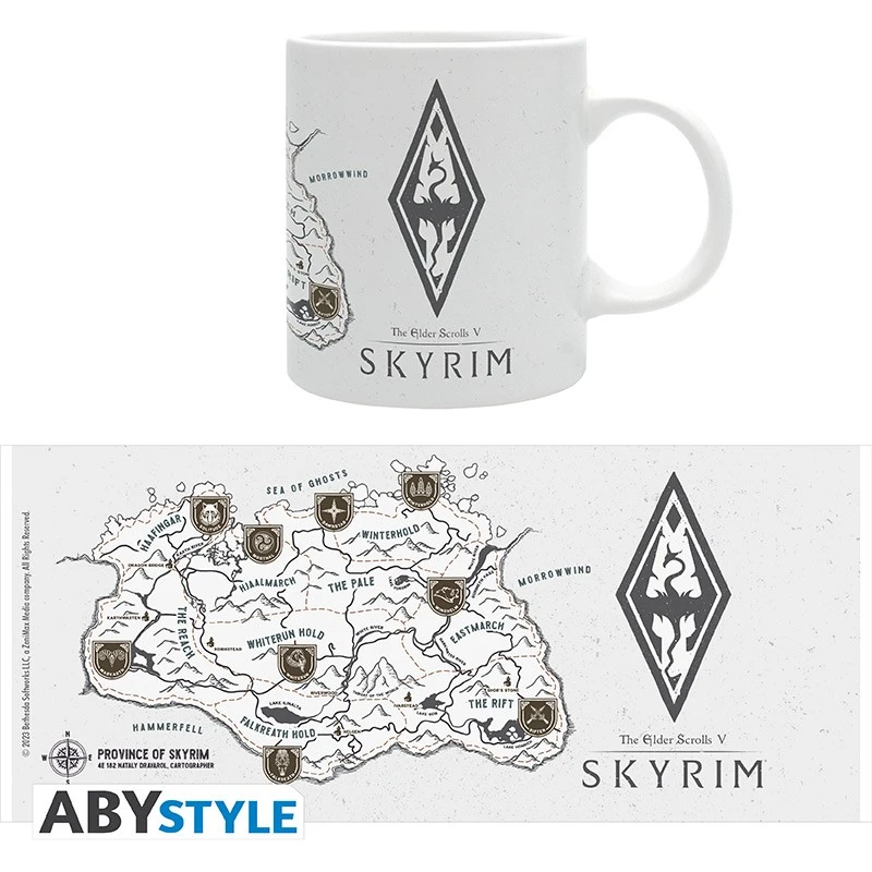 ABYstyle SKYRIM - Mug - 320 Ml - "Carte" - Subli -box X2 5 ABYstyle SKYRIM - Mug - 320 Ml - "Carte" - Subli -box X2 – Image 5