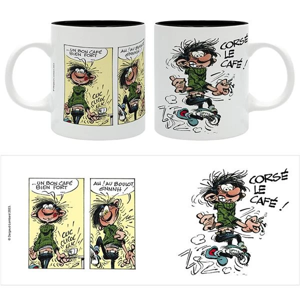 ABYstyle GASTON - Mug 320ml - CORSE LE CAFE X2 2 ABYstyle GASTON - Mug 320ml - CORSE LE CAFE X2 – Image 2