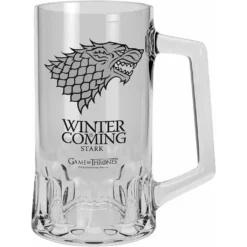 ABYstyle Game Of Thrones - Chope à Bière En Verre 50 Cl - Stark