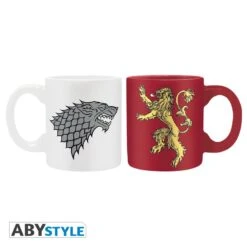 ABYstyle Game Of Thrones - Set 2 Mugs à Espreso Stark & Lannister - 110 Ml 11 ABYstyle Game Of Thrones - Set 2 Mugs à Espreso Stark & Lannister - 110 Ml -ABYstyle Boutique 3700789219361 5