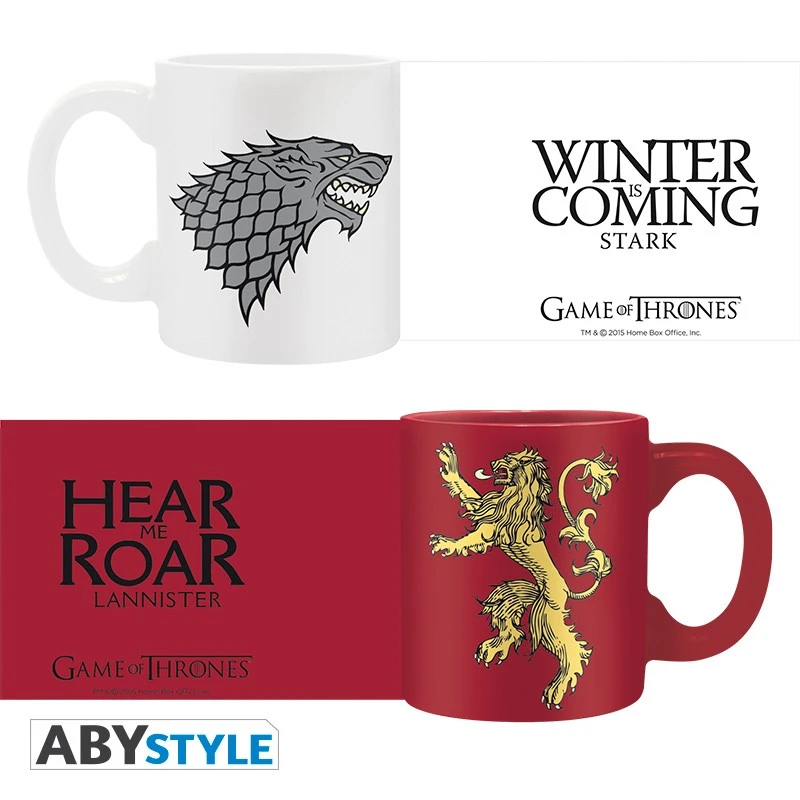 ABYstyle Game Of Thrones - Set 2 Mugs à Espreso Stark & Lannister - 110 Ml 7 ABYstyle Game Of Thrones - Set 2 Mugs à Espreso Stark & Lannister - 110 Ml – Image 7