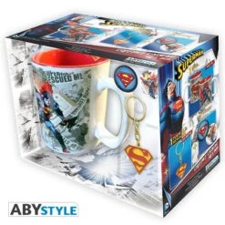 ABYstyle DC COMICS Coffret Cadeau Superman Mug + Porte-clés + Badges -ABYstyle Boutique 3700789220305 6