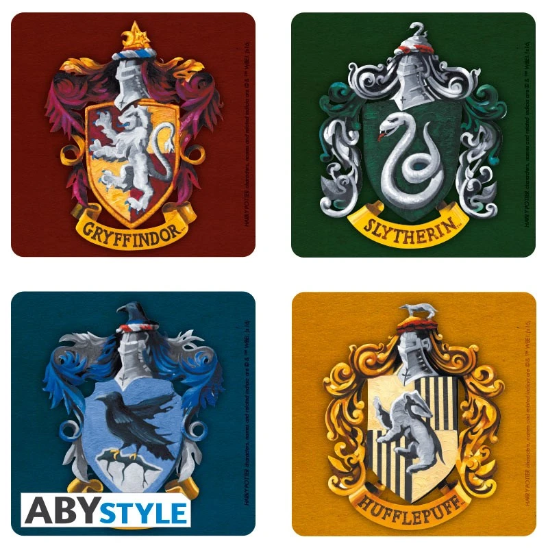 ABYstyle HARRY POTTER Set De 4 Dessous De Verre Maisons 2 ABYstyle HARRY POTTER Set De 4 Dessous De Verre Maisons – Image 2