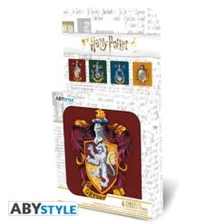 ABYstyle HARRY POTTER Set De 4 Dessous De Verre Maisons