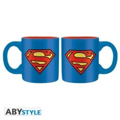 ABYstyle DC COMICS Coffret Cadeau Superman Verre + Dessous De Verre + Mug à Espresso