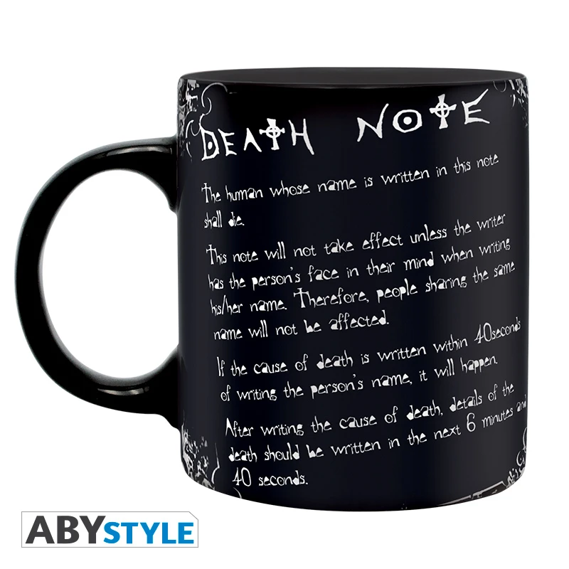ABYstyle DEATH NOTE Mug L & Règles 6 ABYstyle DEATH NOTE Mug L & Règles – Image 6