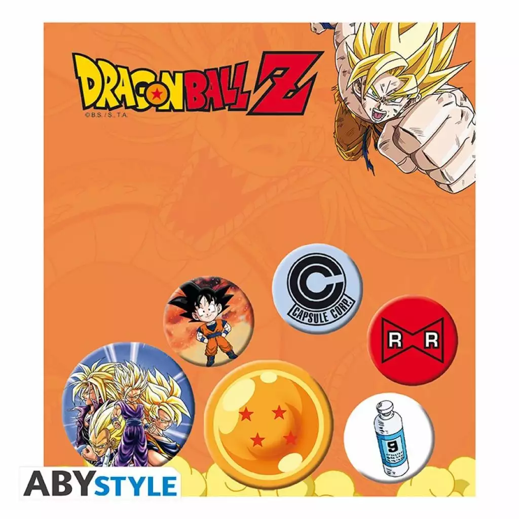 ABYstyle Dragon Ball Z - Pack De 6 Badges - Mix 2 ABYstyle Dragon Ball Z - Pack De 6 Badges - Mix â Image 2
