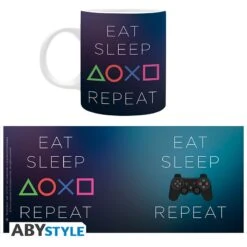 ABYstyle PLAYSTATION Mug Mange Dort Recommence -ABYstyle Boutique 5028486342020 5