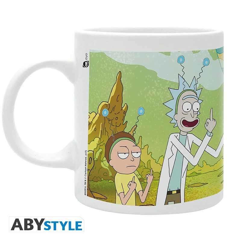 ABYstyle RICK AND MORTY Mug Paix 2 ABYstyle RICK AND MORTY Mug Paix – Image 2