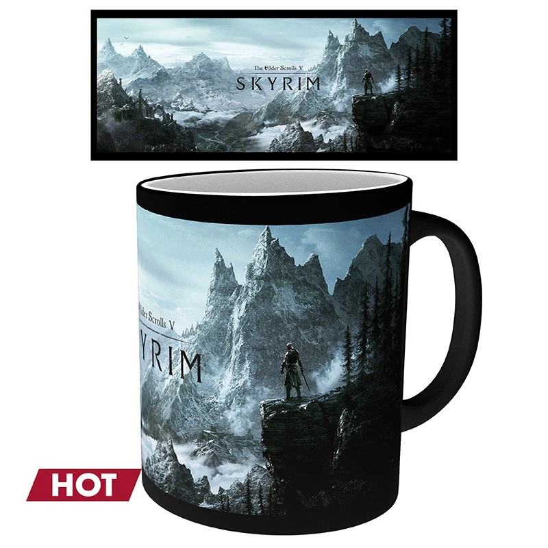 ABYstyle SKYRIM Mug Thermo-réactif Symbole Dragon 3 ABYstyle SKYRIM Mug Thermo-réactif Symbole Dragon – Image 3