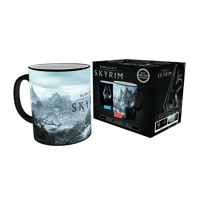 ABYstyle SKYRIM Mug Thermo-réactif Symbole Dragon 4 ABYstyle SKYRIM Mug Thermo-réactif Symbole Dragon – Image 4