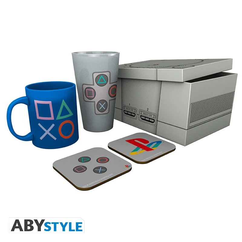 ABYstyle PLAYSTATION - Pck Verre XXL + Mug + 2 Coasters "Classique 2019" 3 ABYstyle PLAYSTATION - Pck Verre XXL + Mug + 2 Coasters "Classique 2019" – Image 3