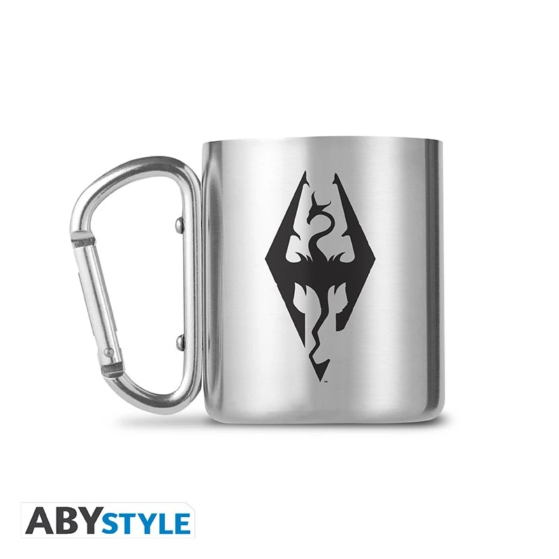 ABYstyle SKYRIM Mug Carabiner Logo 2 ABYstyle SKYRIM Mug Carabiner Logo – Image 2