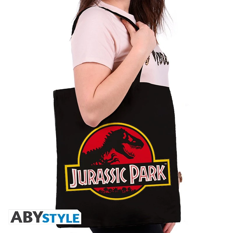 ABYstyle JURASSIC PARK Tote Bag Logo 3 ABYstyle JURASSIC PARK Tote Bag Logo – Image 3