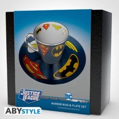 ABYstyle DC Comics - Tasse À Café Miroir Et Soucoupe - Logo