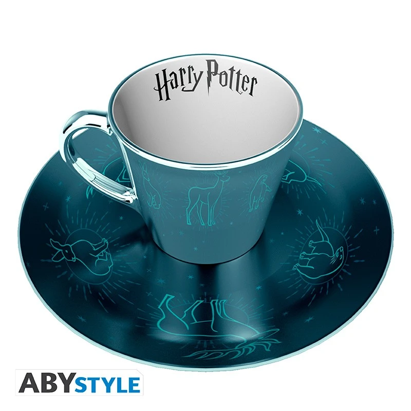 ABYstyle HARRY POTTER Tasse à Café Miroir Et Soucoupe Patronus 2 ABYstyle HARRY POTTER Tasse à Café Miroir Et Soucoupe Patronus – Image 2