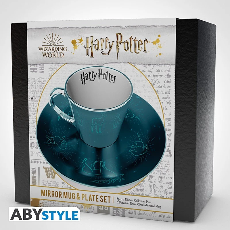 ABYstyle HARRY POTTER Tasse à Café Miroir Et Soucoupe Patronus 1 ABYstyle HARRY POTTER Tasse à Café Miroir Et Soucoupe Patronus