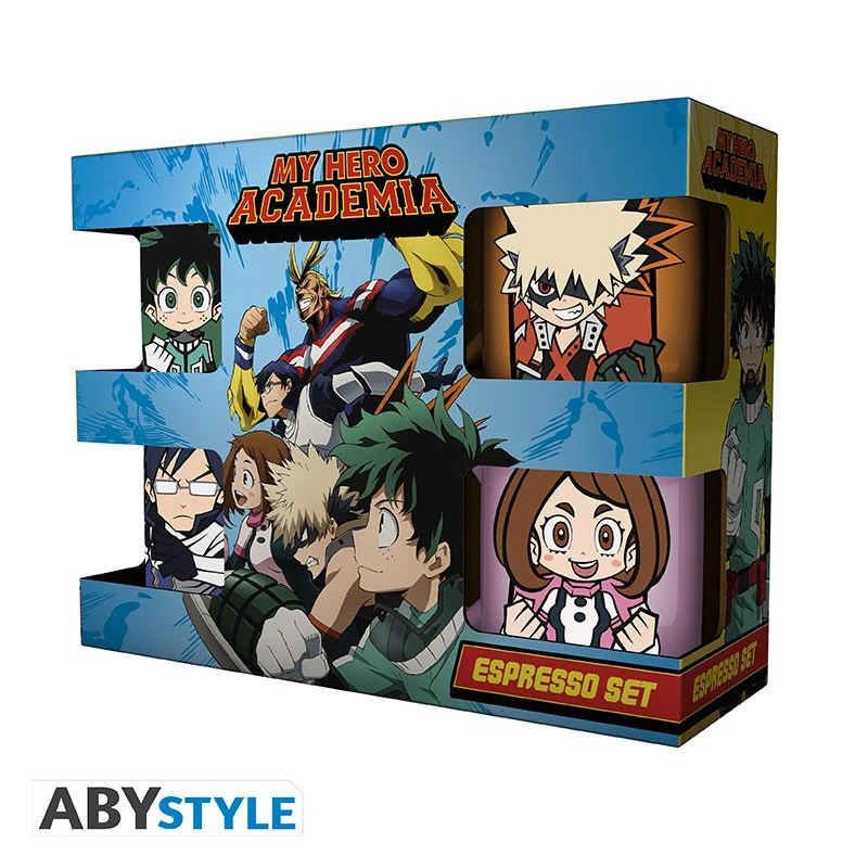 ABYstyle MY HERO ACADEMIA Set 4 Mugs à Espresso Chibi 1 ABYstyle MY HERO ACADEMIA Set 4 Mugs à Espresso Chibi