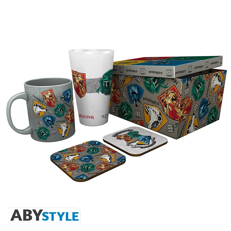ABYstyle HARRY POTTER Coffret Cadeau Verre XXL + Mug + 2 Dessous De Verre 1 ABYstyle HARRY POTTER Coffret Cadeau Verre XXL + Mug + 2 Dessous De Verre