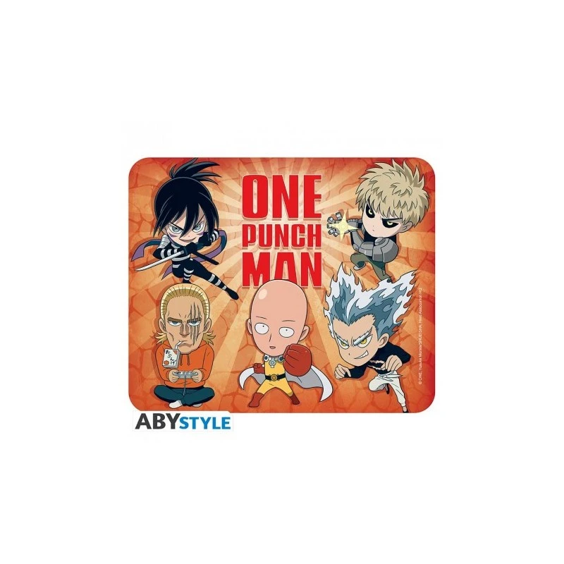 ABYstyle ONE PUNCH MAN - Tapis De Souris Souple - Saitama & Co 1 ABYstyle ONE PUNCH MAN - Tapis De Souris Souple - Saitama & Co