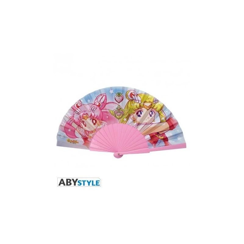 ABYstyle SAILOR MOON - Eventail "Sailor Moon & Chibi Moon" 1 ABYstyle SAILOR MOON - Eventail "Sailor Moon & Chibi Moon"