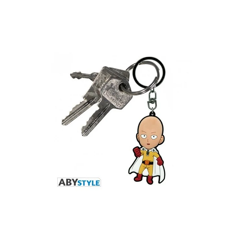 ABYstyle ONE PUNCH MAN - Porte-clés PVC Saitama SD 2 ABYstyle ONE PUNCH MAN - Porte-clés PVC Saitama SD – Image 2