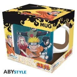 ABYstyle NARUTO - Mug - 320 Ml - Equipe 7 Vs Haku/Zabuza - Subli - -ABYstyle Boutique abystyle abymug973 naruto mug 320 ml equipe 7 vs haku zabuza s 2