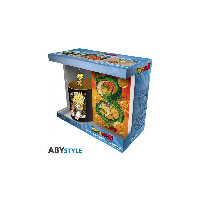ABYstyle DRAGON BALL - Pck Mug320ml + Keyring PVC + Cahier "Goku" 1 ABYstyle DRAGON BALL - Pck Mug320ml + Keyring PVC + Cahier "Goku"