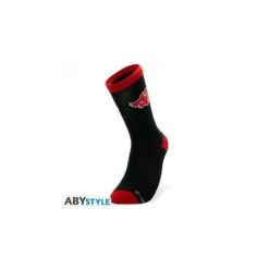 ABYstyle NARUTO SHIPPUDEN - Chaussettes- Noir & Rouge - Akatsuki (Taille Unique)