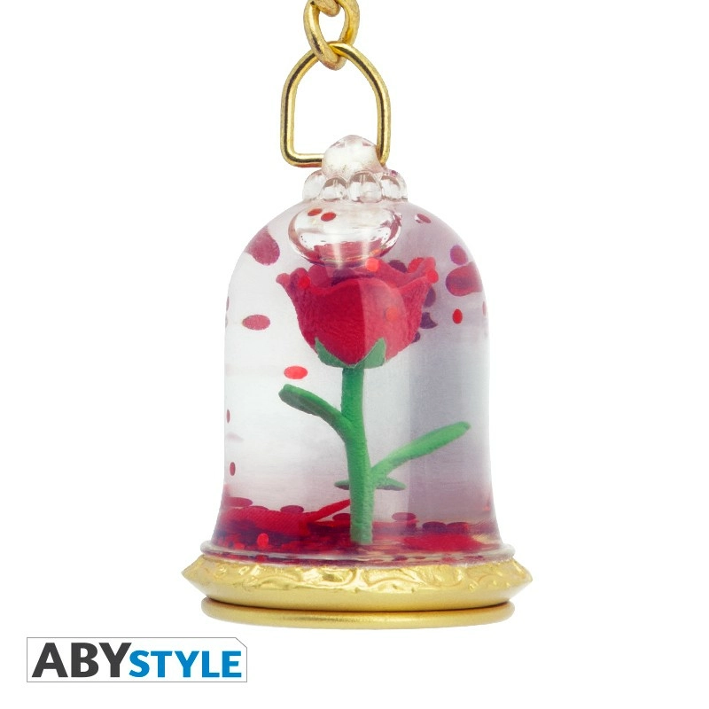ABYstyle Disney - Porte-clés 3d Premium - La Belle Et La Bête - Rose 4 ABYstyle Disney - Porte-clés 3d Premium - La Belle Et La Bête - Rose – Image 4