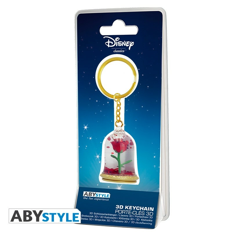 ABYstyle Disney - Porte-clés 3d Premium - La Belle Et La Bête - Rose 5 ABYstyle Disney - Porte-clés 3d Premium - La Belle Et La Bête - Rose – Image 5