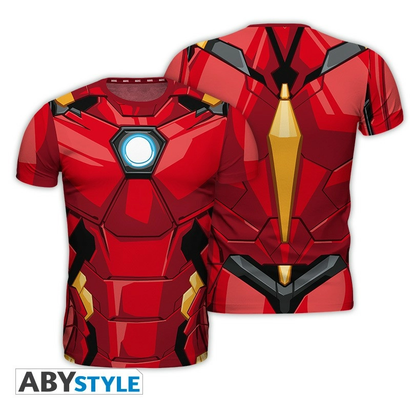ABYstyle Marvel - T-shirt Cosplay - Iron Man (s) 2 ABYstyle Marvel - T-shirt Cosplay - Iron Man (s) – Image 2