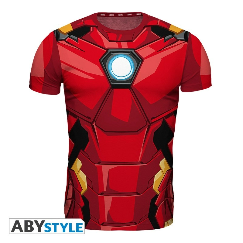 ABYstyle Marvel - T-shirt Cosplay - Iron Man (s) 3 ABYstyle Marvel - T-shirt Cosplay - Iron Man (s) – Image 3