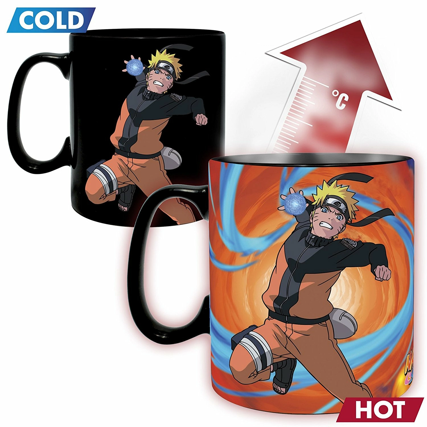 ABYstyle Mug Thermo Réactif Naruto Shippuden 460 Ml - Duel 1 ABYstyle Mug Thermo Réactif Naruto Shippuden 460 Ml - Duel