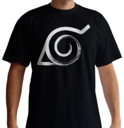 ABYstyle Naruto Shippuden - T-shirt Konoha - Black (l)