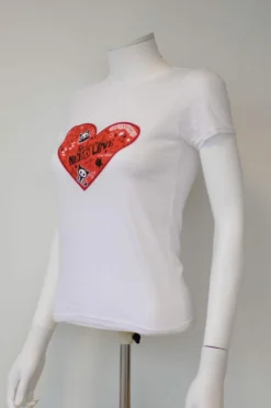 ABYstyle Skelanimals - T-shirt Valentin Femme White Basic (xl) -ABYstyle Boutique skelanimals t shirt valentin femme white basic xl 599b17a52db77